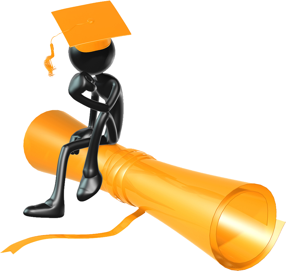 Description Graduation Thinker Lumaxart Png Jhazs5 - High School Mathematics Contests [book] (1024x1024)