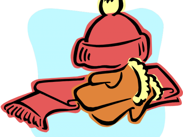 Gloves Clipart Coat Hat - Crochet (640x480)