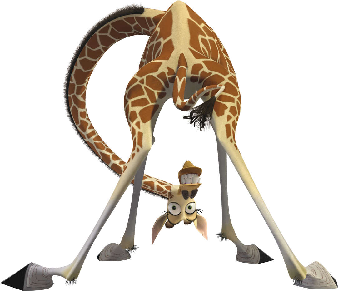 Melman Alex Gloria Giraffe Madagascar - Melman Madagascar Png (1280x960)
