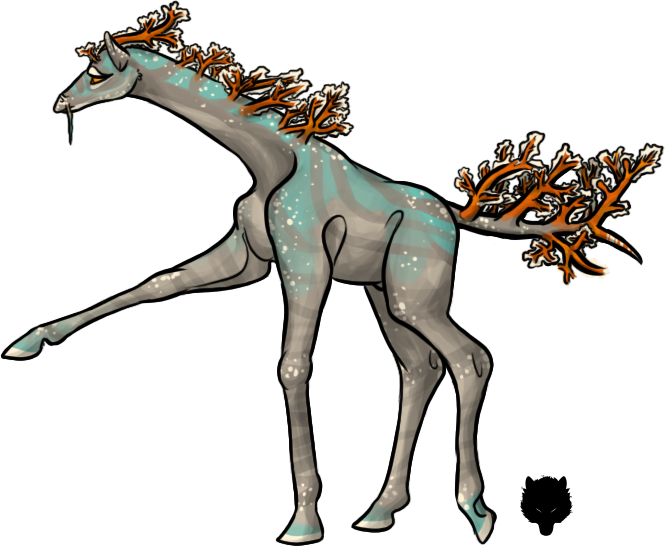 Hell Giraffe 2 - Illustration (665x547)