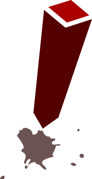 Tanda Seru Vector Png (306x593)