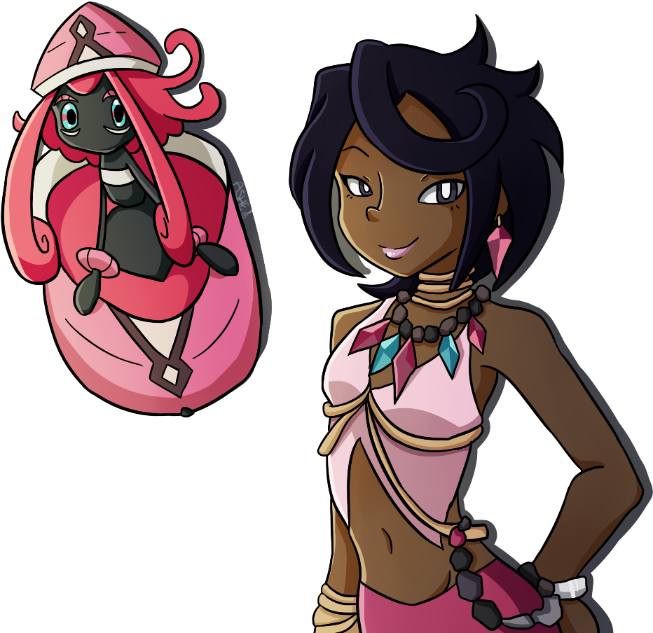 Pokemon Pokemon Sun And Moon Pokemon Olivia Tapu Lele - Pokémon (1006x997)
