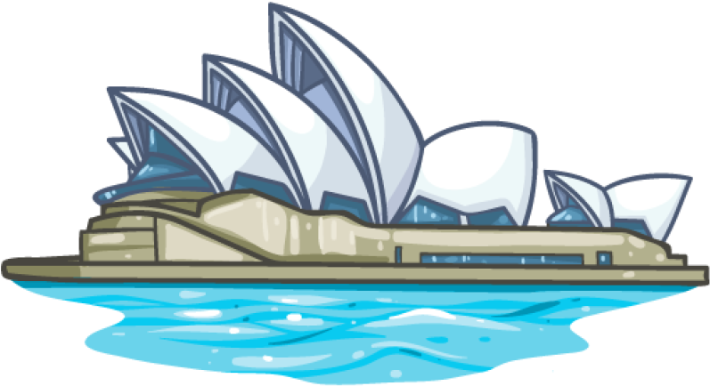 Clipart Opera House Sydney Ourclipart - Sydney Opera House Clipart (800x800)