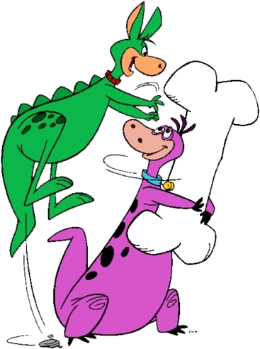 Flintstones - Flintstones Dino And Hoppy (383x500)