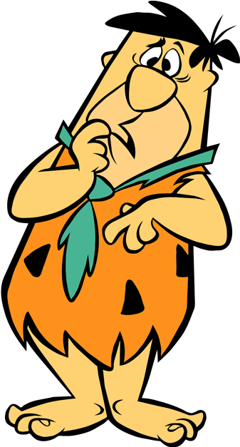 Flintstones Fred Confused - Fred Flintstone Clipart (500x666)