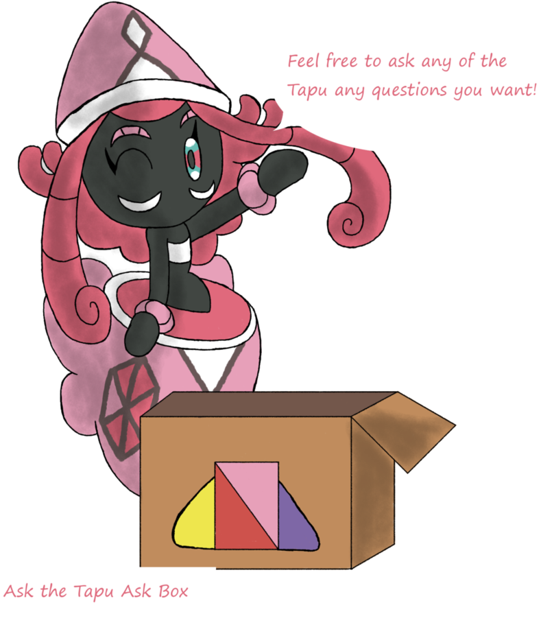 Ask The Tapu Ask Box By Tapulola - Cartoon (843x948)