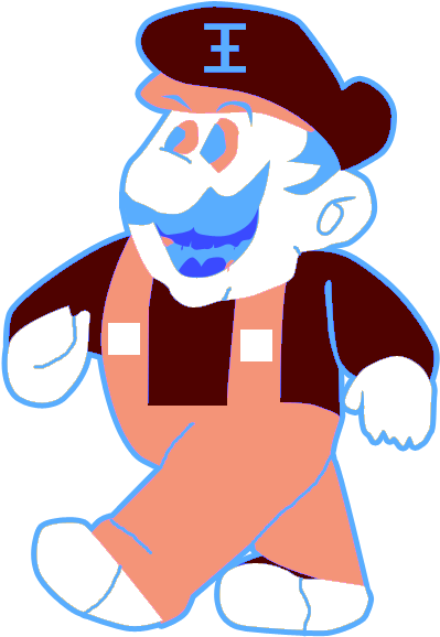 The Rescue Of Dino & Hoppy Super Mario Bros - Fortran Push Start To Rich (477x636)