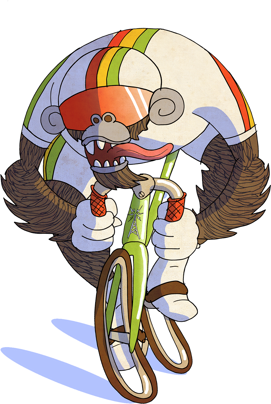 Orangutan Cartoon Illustration - Orangutan Cartoon Illustration (1200x1697)