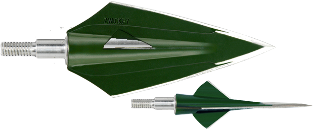 Zwickey Black Diamond Eskimo 135gr - Zwickey No Mercy Broadhead - Screw In 4 Blade 165 Gr. (648x432)