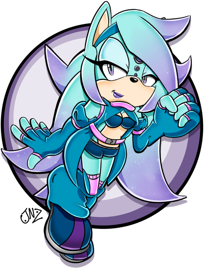 Nebula The Hedgehog By Jovialnightz - Cartoon (800x1000)