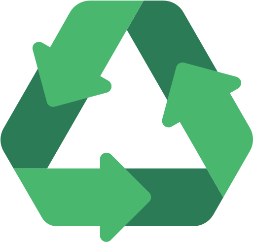 Recycling Free Icon - Recycle Flat Icon Png (512x512)