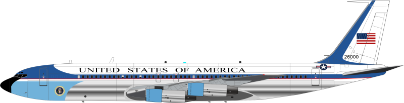 Pin Air Force Clipart - Air Force One Png (800x205)