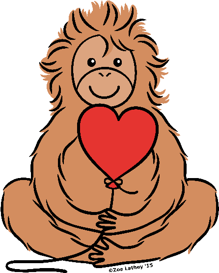 Lovable Orangutan - Lovable Orangutan (533x800)