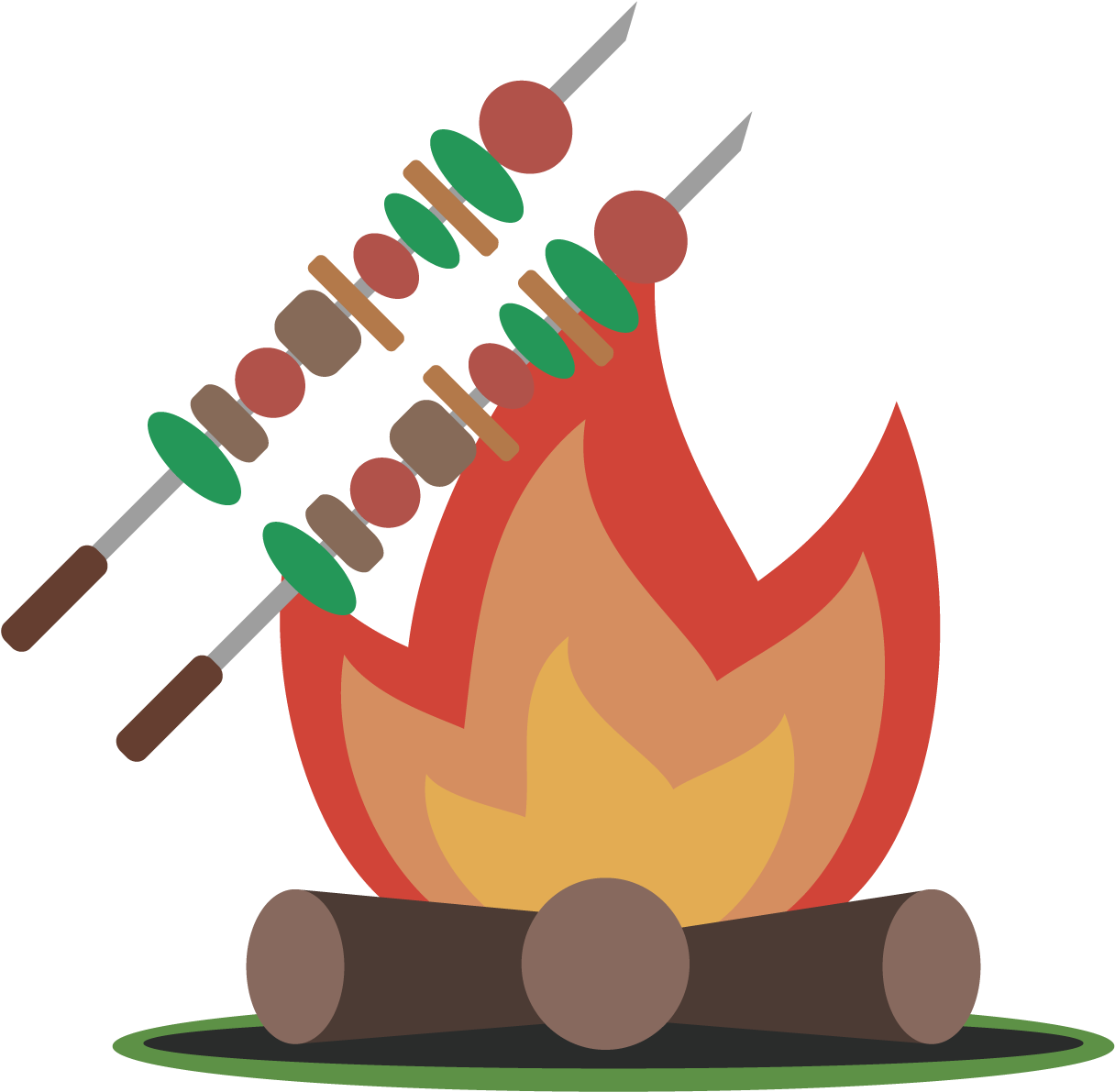 Barbecue Grill Barbacoa Flame - Barbecue Grill Barbacoa Flame (1375x1375)