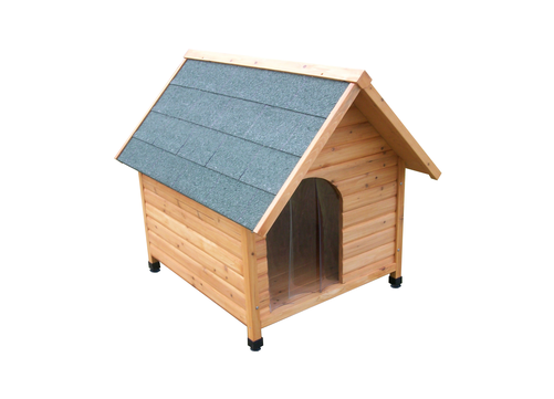 Wiggle Wooden Doghouse Small - Plywood (500x500)