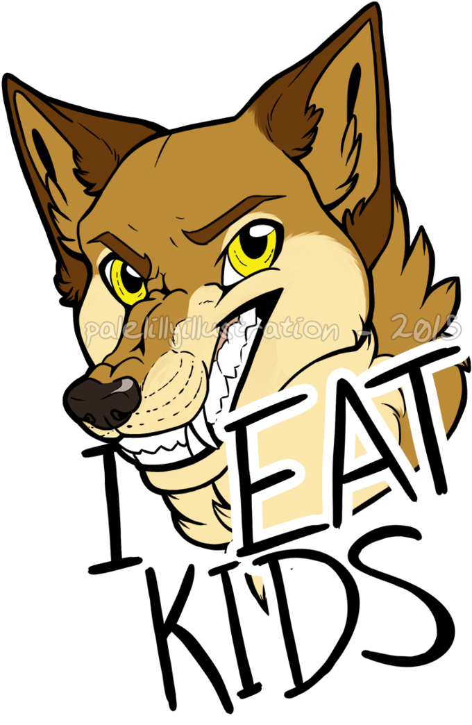 I Eat Kids By Pale-thylacine - Cartoon (744x1073)