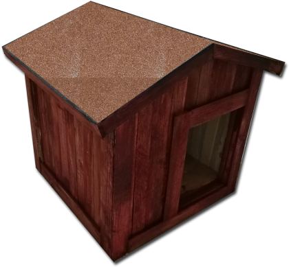 Wooden Dog House - House (433x400)