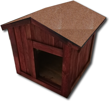 Снимки Напред Снимки Назад Wooden Dog House - House (433x400)