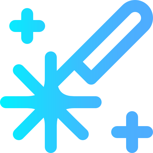 Magic Wand Free Icon - Vector Graphics (512x512)