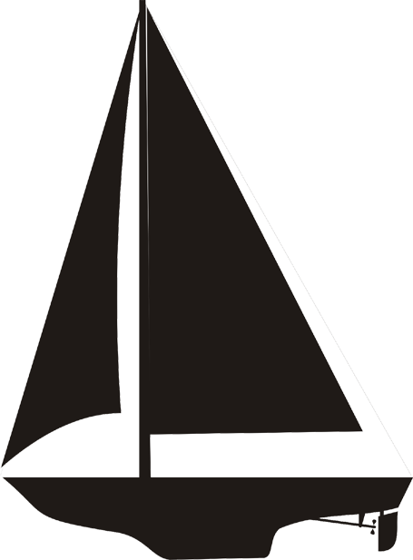 Sloop Masthead Rigged Sailboat - Cutter Rigged Sailboat Drawing (455x617)