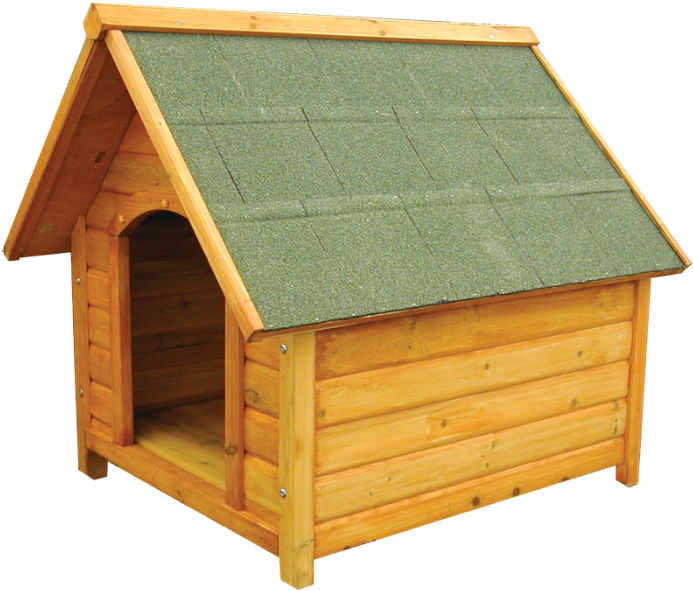 Premium Wood A Frame Dog House - House (700x700)