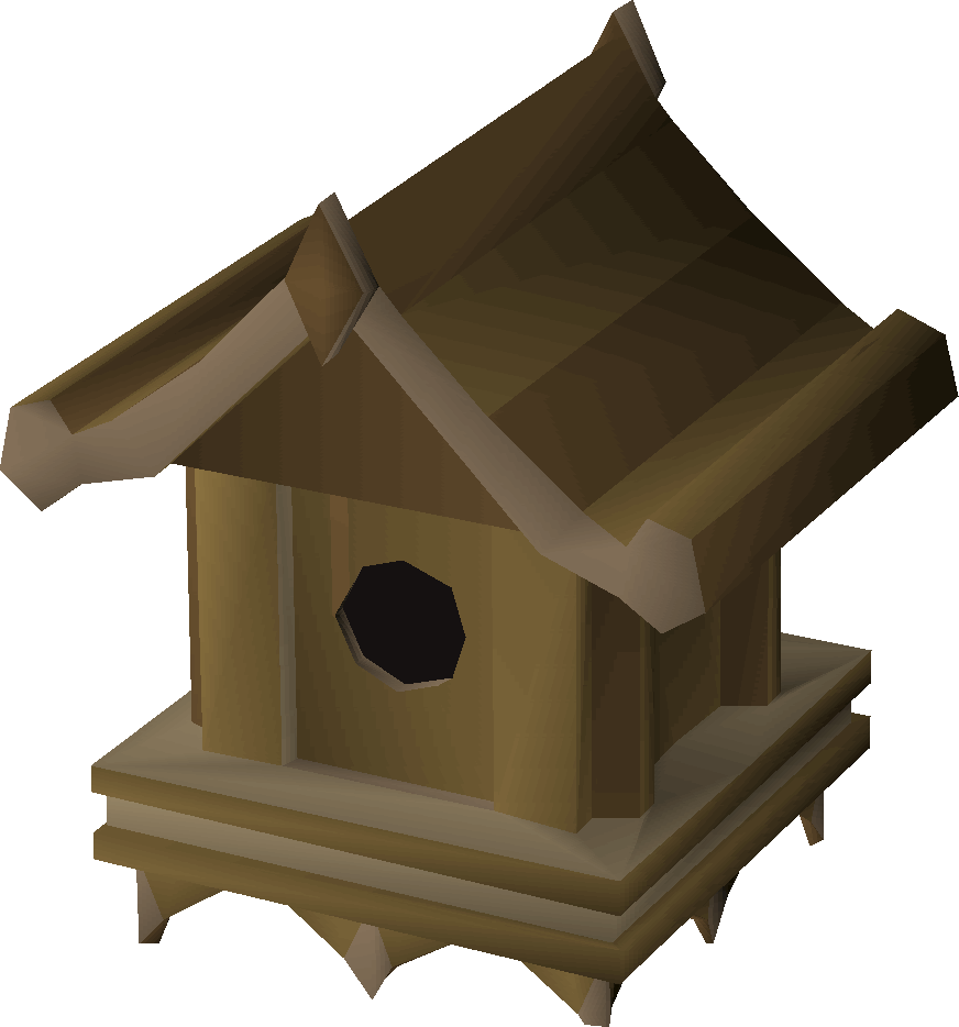 Teak Bird House Detail - House (872x934)