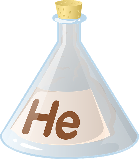 Erlenmeyer Flask, Chemistry, Element, Beaker, Container - More Information About Helium (558x640)