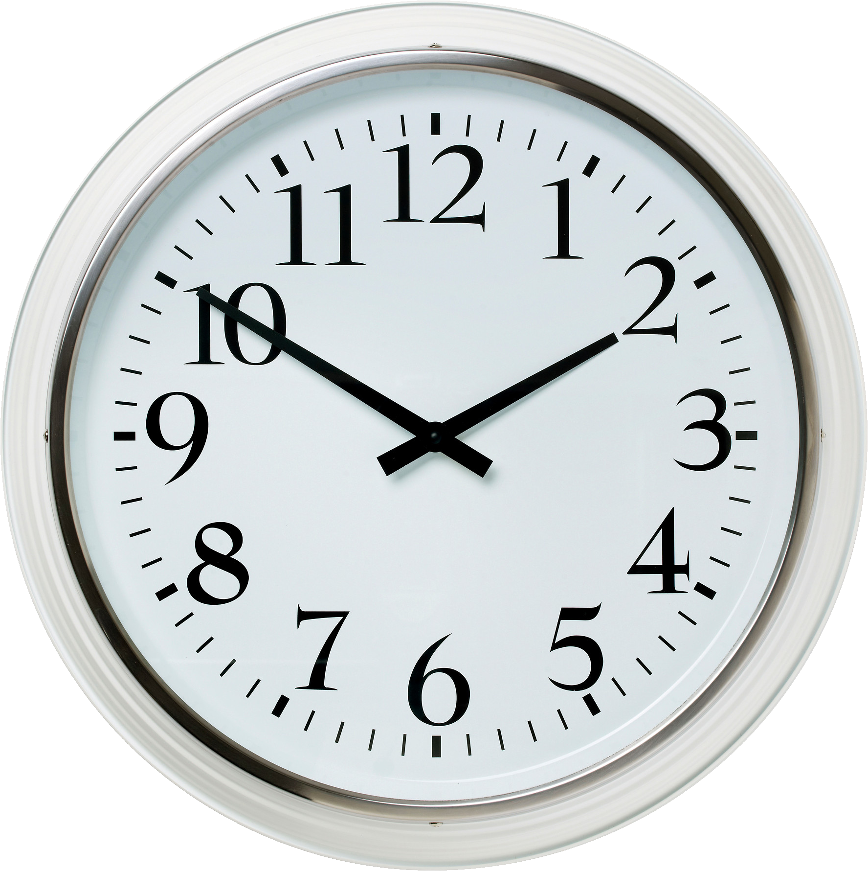 Black Wall Clock - Wall Clock Png (1775x1780)