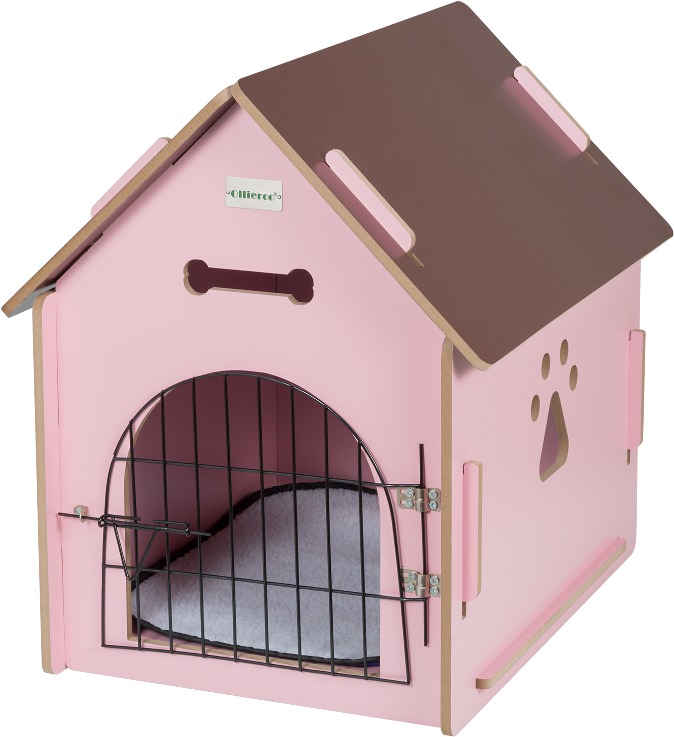 Allieroo Dog House Crate Wooden Kennel Indoor Condo - Ollieroo Dog House Crate Wooden Kennel Indoor Condo (1500x1500)