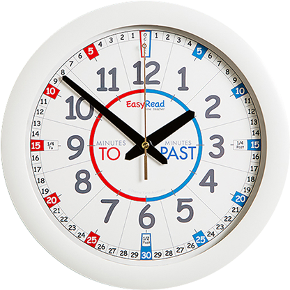 Wall Clock -to/past - Read Time On Clock (486x486)