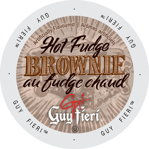 Guy Fieri Hot Fudge Brownie Coffee Single Serve Cups - Guy Fieri Coffee Hot Fudge Brownie, Single Serve Cup (500x500)