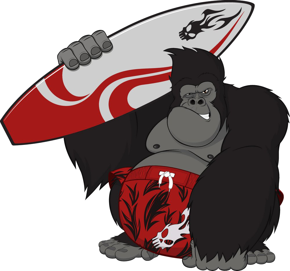 Gorilla Cartoon King Kong Ape - Gorilla King Kong Clipart (1000x933)