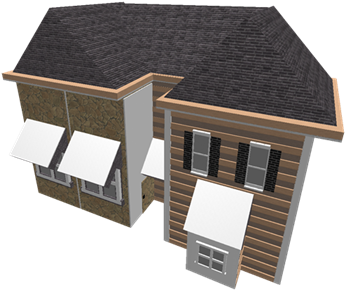 Snowy Suburb House - House (420x420)