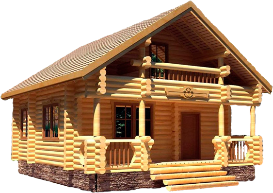Cabin Insurance - Wooden House Transparent Background (563x397)
