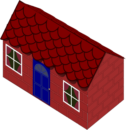 Free To Use Houses Page - Casa De Ladrillo Dibujo Png (530x750)