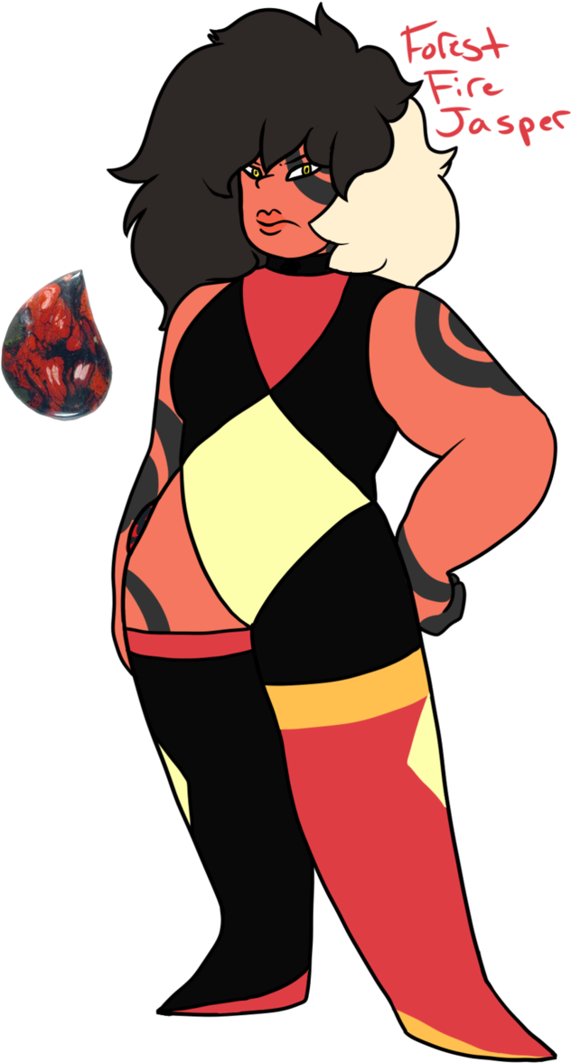 Forest Fire Jasper By Morrysillusion - Cartoon (657x1216)
