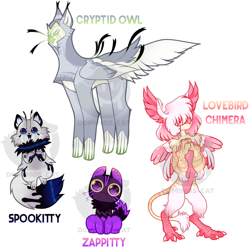 Creature Adopts - Cartoon (1000x1000)