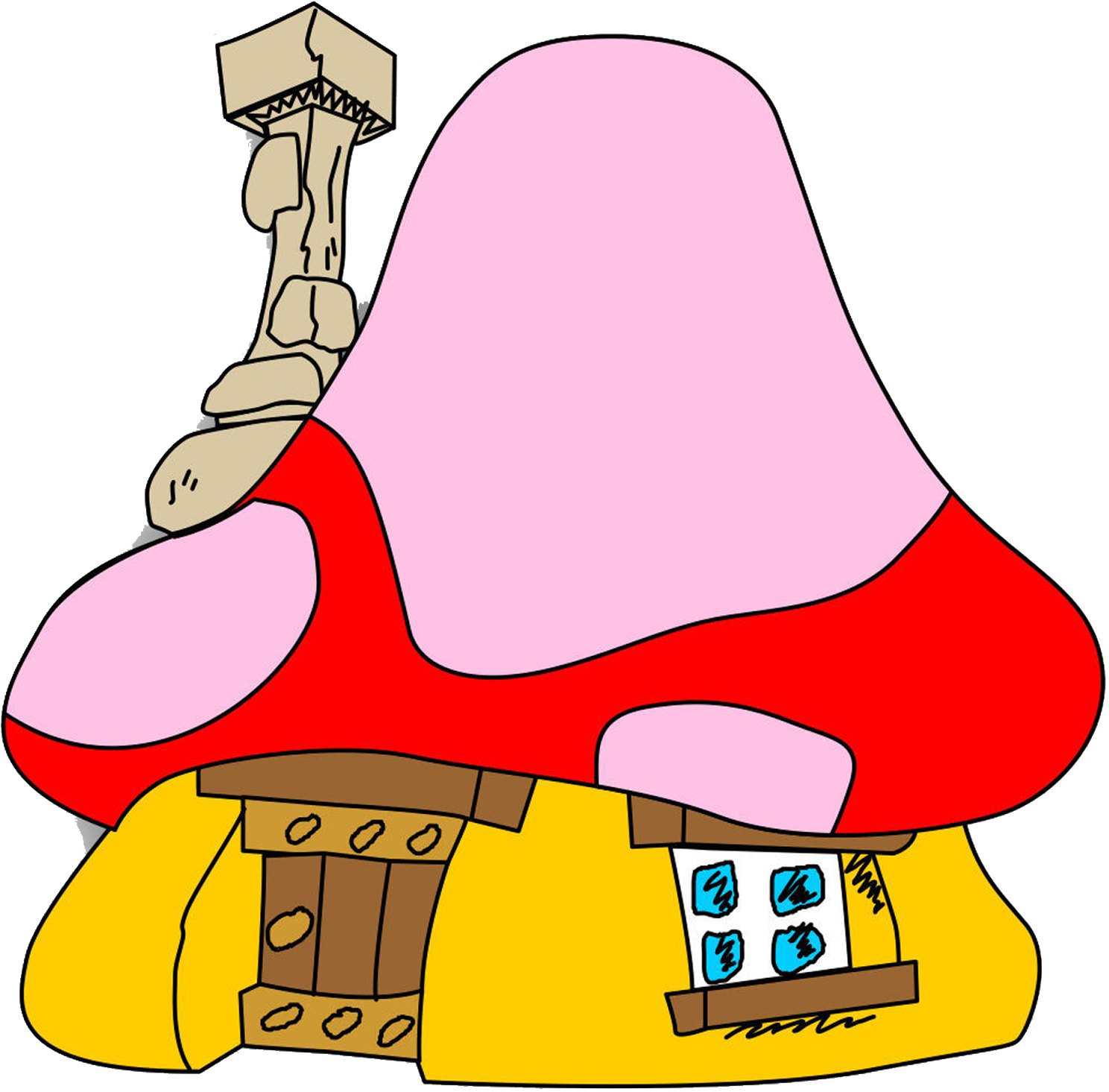 Brainy Smurf Papa Smurf Grouchy Smurf Smurfette Clip - Brainy Smurf Papa Smurf Grouchy Smurf Smurfette Clip (1600x1600)