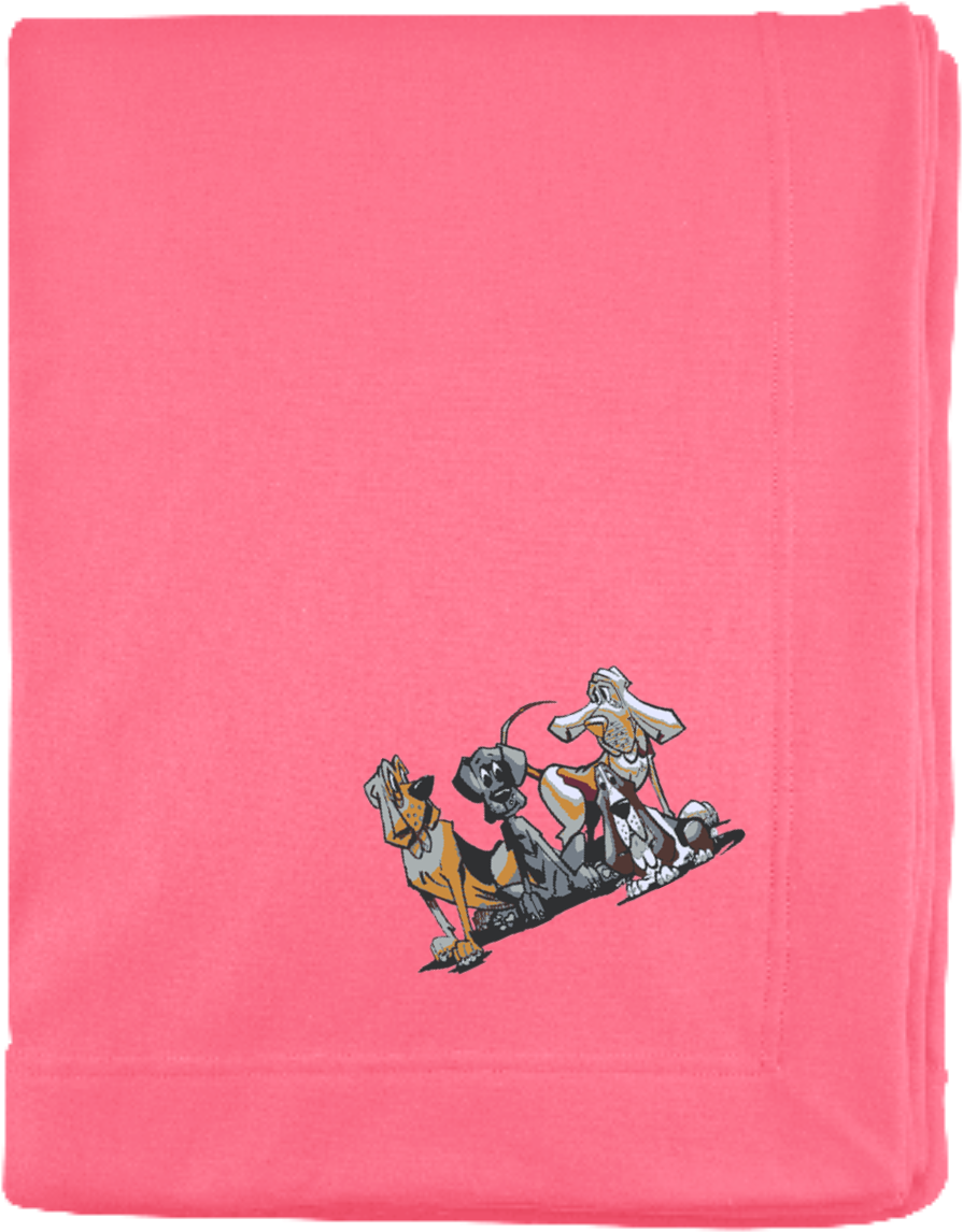 Tim's Dog House Gildan Sweatshirt Blanket - Santa Claus (1155x1155)