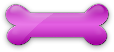 Free Pink Dog Cliparts, Download Free Clip Art, Free - Pink Dog Bone Cartoon (420x420)