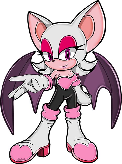 Just Send Me A Message About It - Rouge The Bat (467x627)