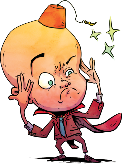 The Mind Bender - Cartoon (500x674)