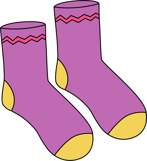 Purple Pair Of Socks - Purple Pair Of Socks (504x550)
