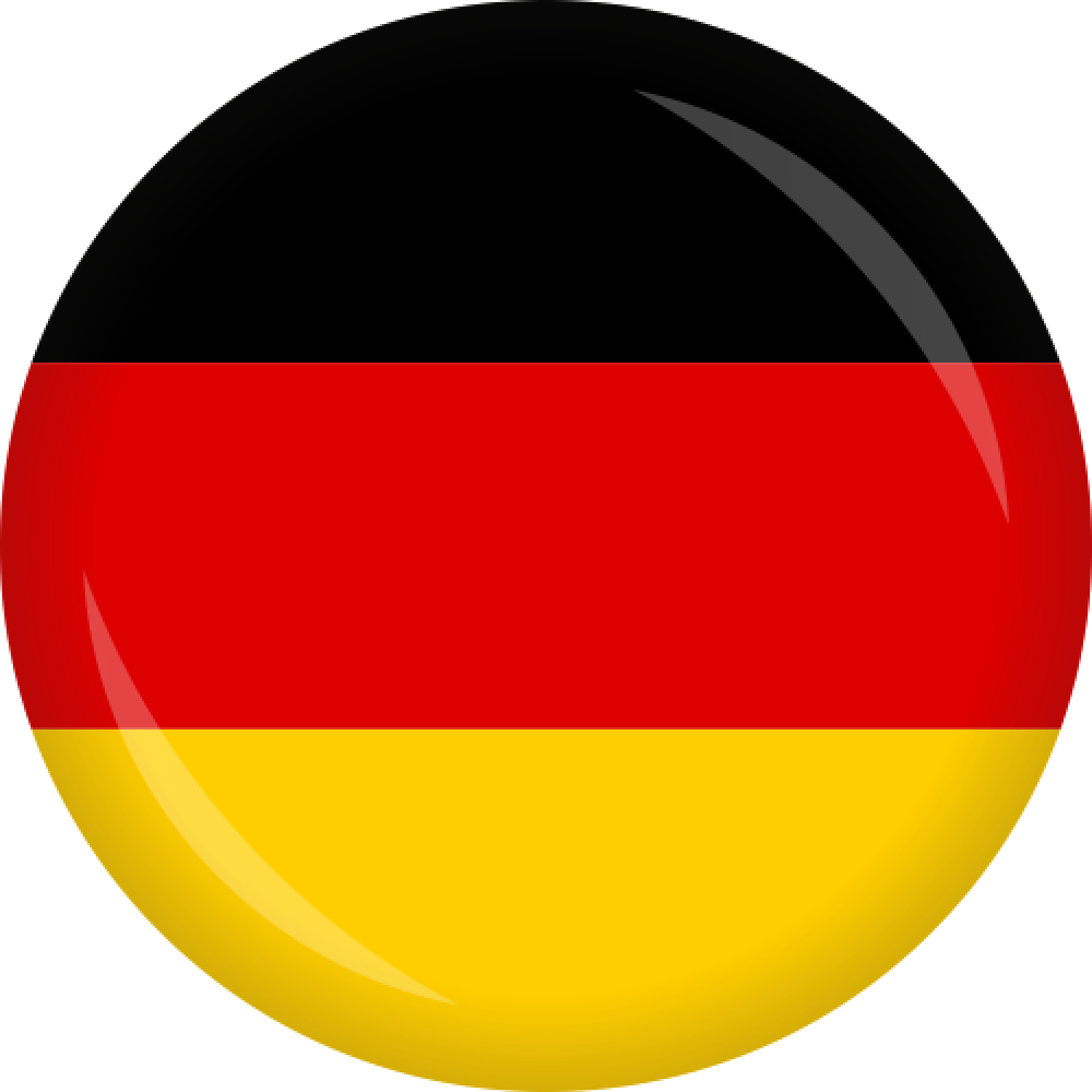 Flag Of Germany Computer Icons Clip Art - German Flag Round Png (1000x1000)