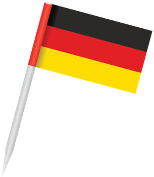 Popular Flags - Germany - Clipart - Flag (393x399)