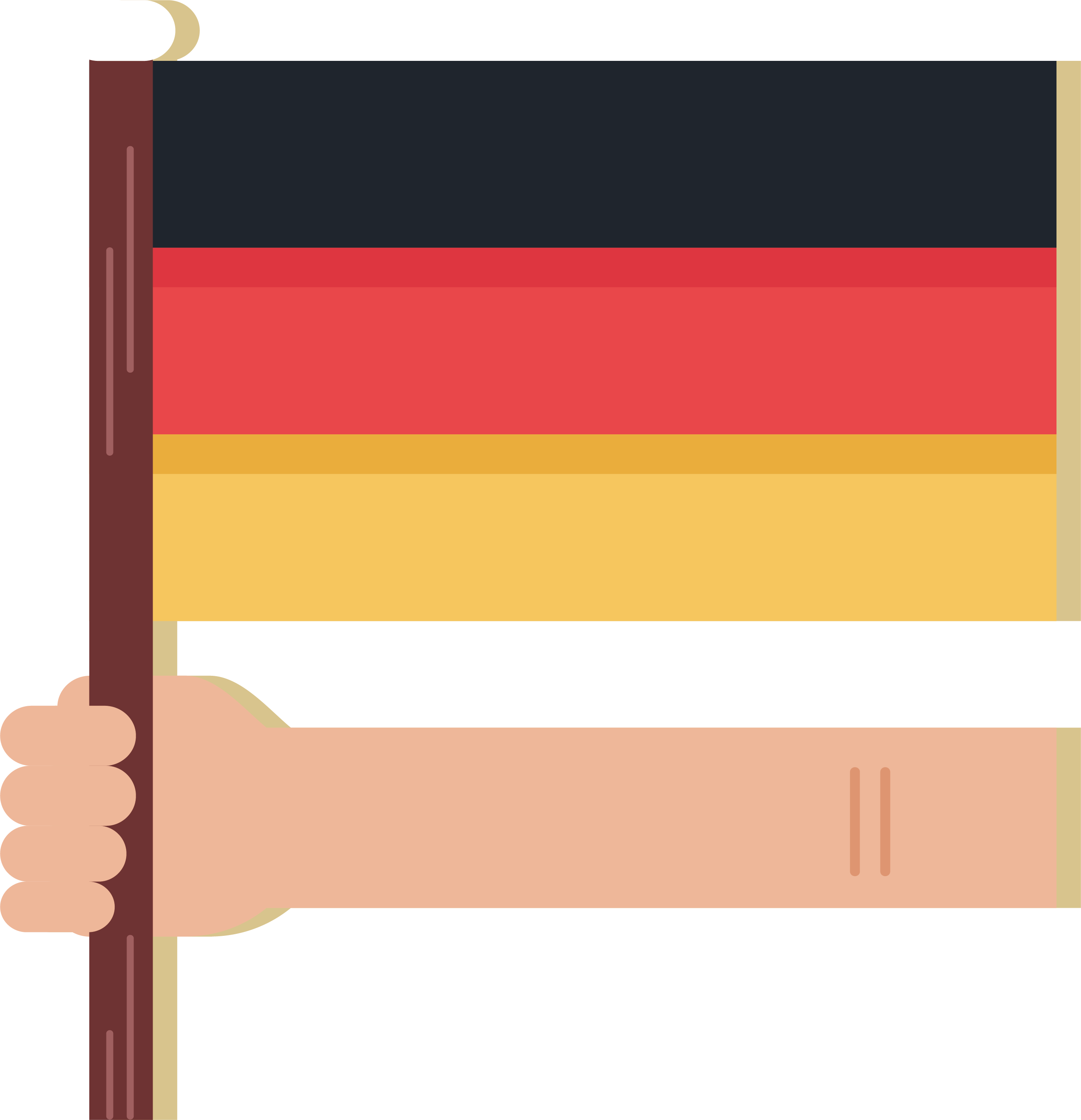 Flag Of Germany National Flag Ensign - Flag Of Germany National Flag Ensign (2734x2834)