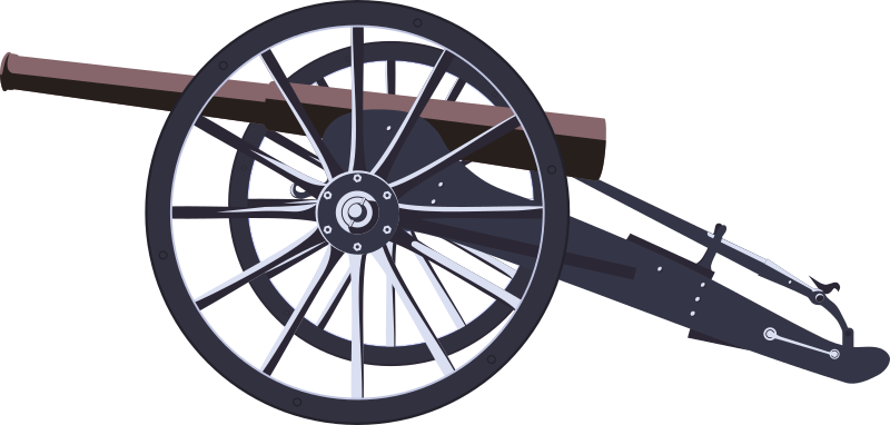 Cannon Clipart The Cliparts Databases - Cannon Clip Art (800x382)
