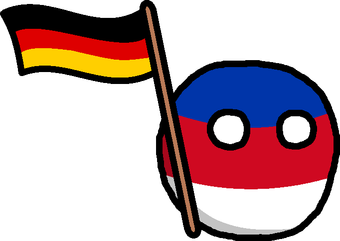 Sorbs With A German Flag - Sorbs With A German Flag (682x485)