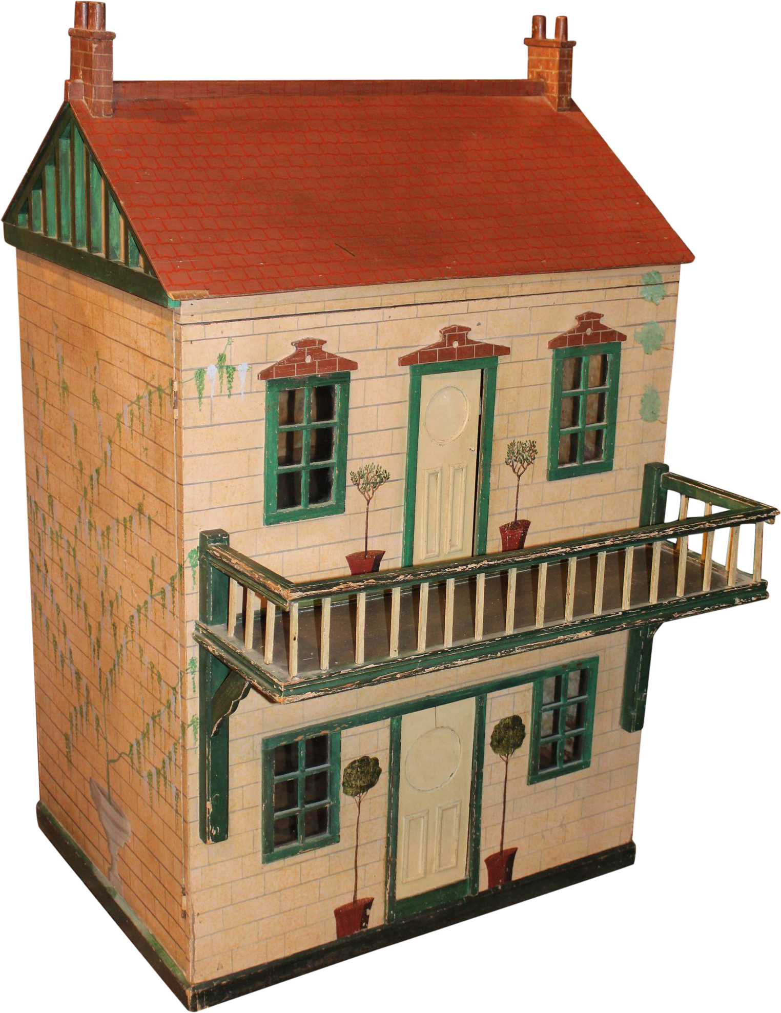 Large English Wooden Doll House, Nice Style With Simple - Dollhouse (1976x1976)