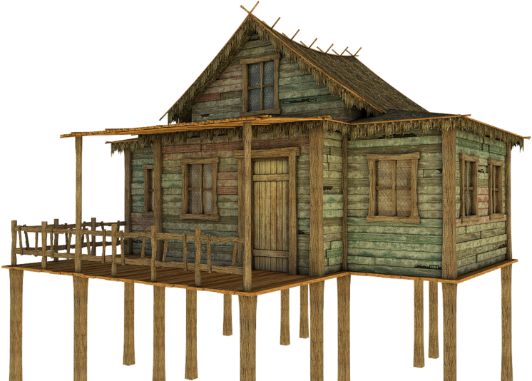 Swamp Hut By Fumar-porros - Hut Transparent (1024x541)